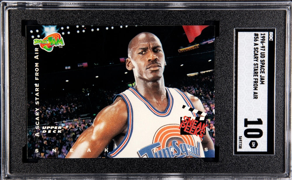 1996 Upper Deck Space Jam Michael Jordan SGC 10 Gem Mint trading Crad