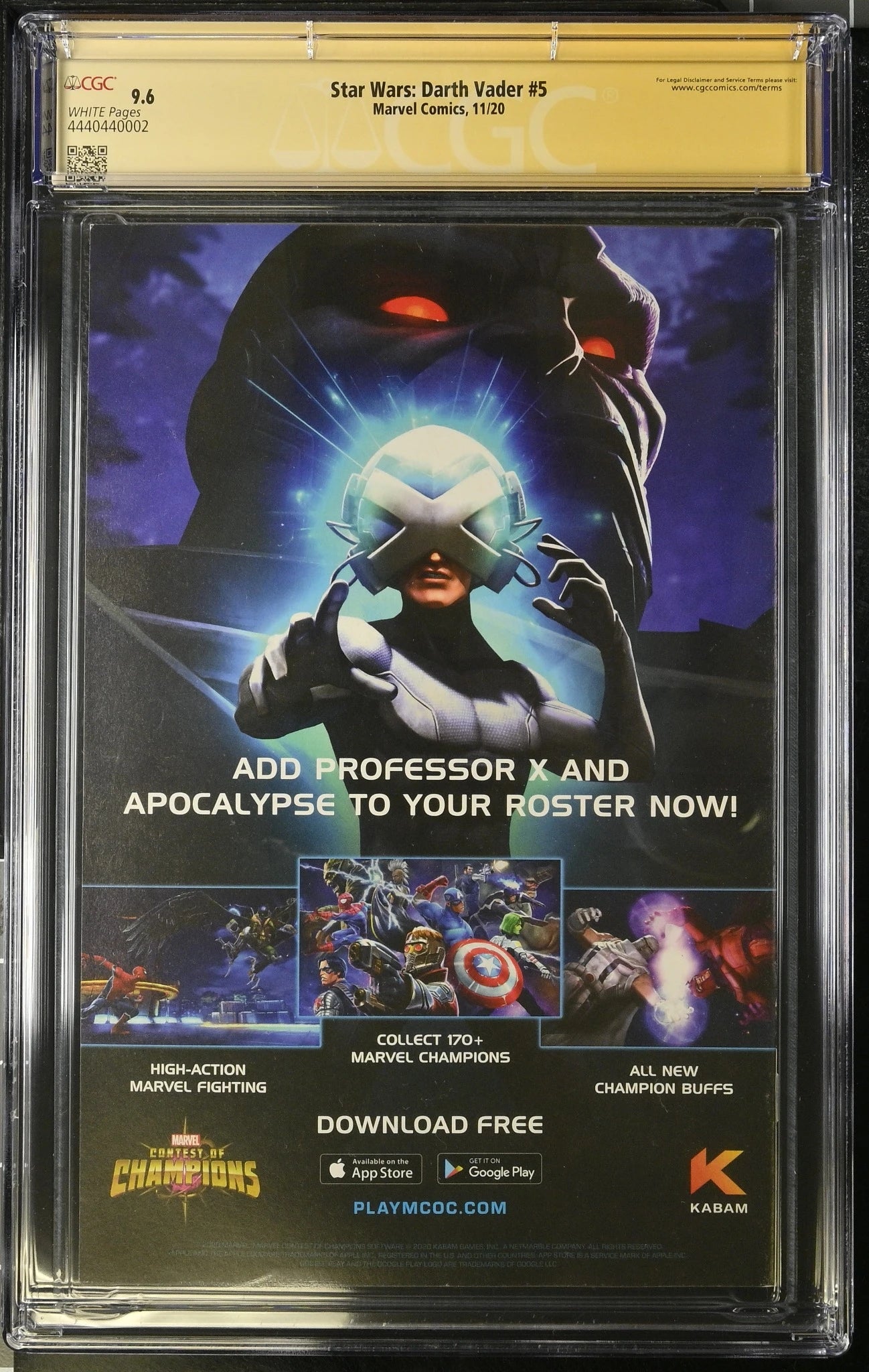 CGC 9.6 Star Wars: Darth Vader #5 – Signed by Hayden Christensen (Darth Vader)