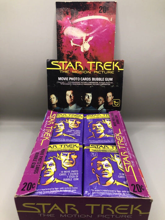 1979 Topps Star Trek Motion Picture Trading Cards 1 Vintage Wax Pack