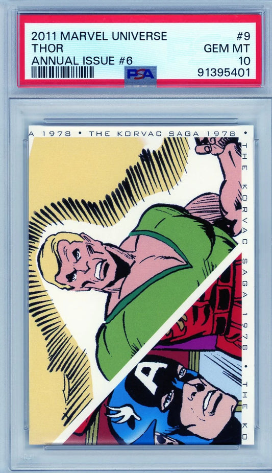 2011 Marvel Universe Thor Annual #6 Korvac Saga PSA 10 GEM MINT