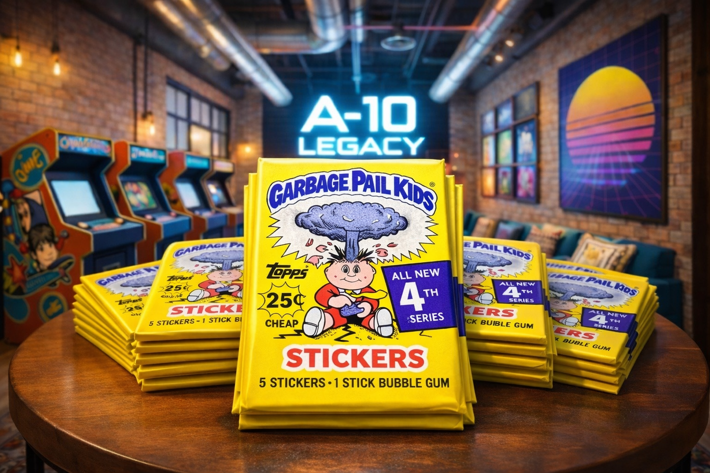 Garbage Pail Kids 4th Series Unopened Pack - 1986 Topps Original with Stickers GPK Vintage