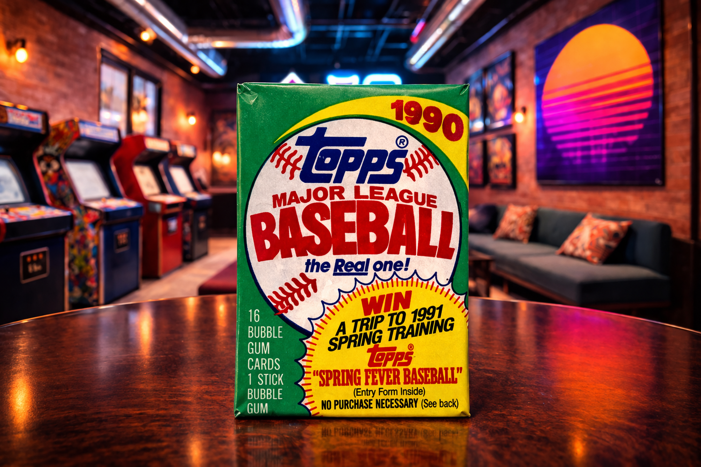 1990 Topps Baseball Pack - Sealed Vintage MLB Cards - Classic Collectible