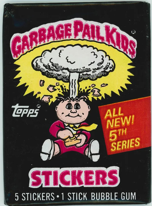 1986 Topps Garbage Pail Kids Series 5 Unopened Vintage Wax Pack