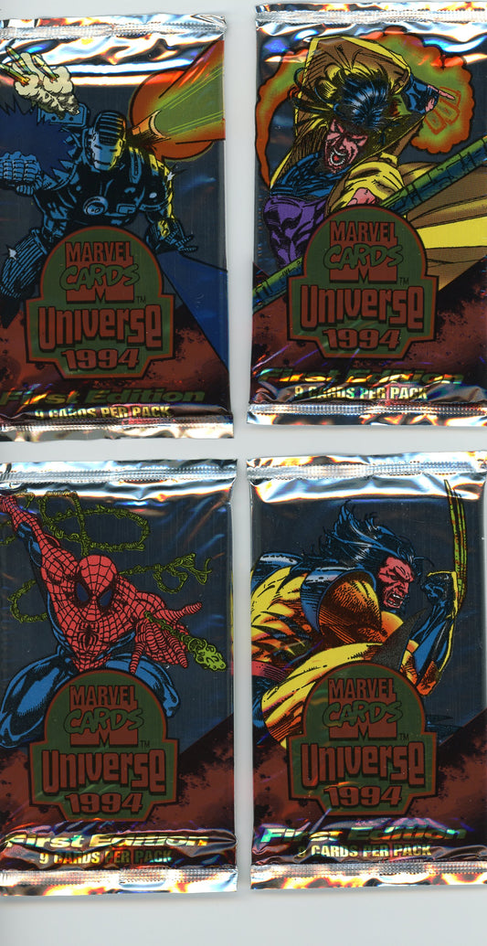 11994 Fleer Marvel Universe First Edition sealed trading card pack - various cover art options